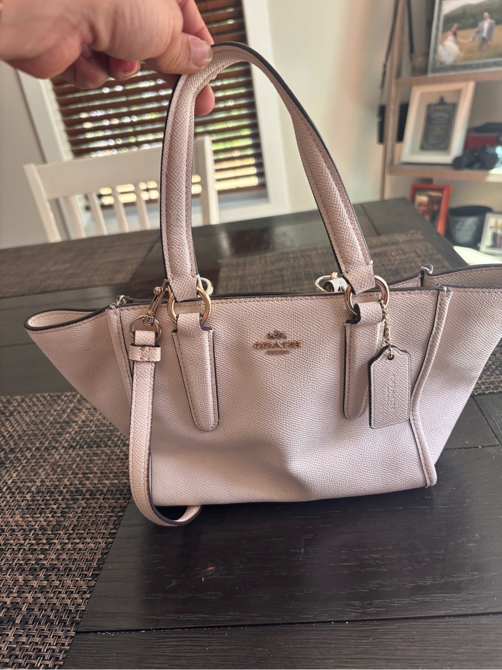 Coach Pebbled Leather Tote Bag